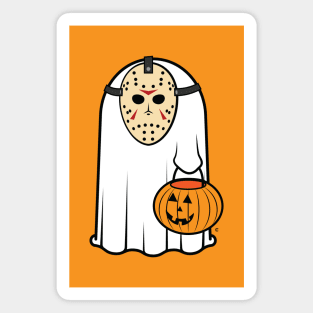 Ghost Trick or Treat Magnet